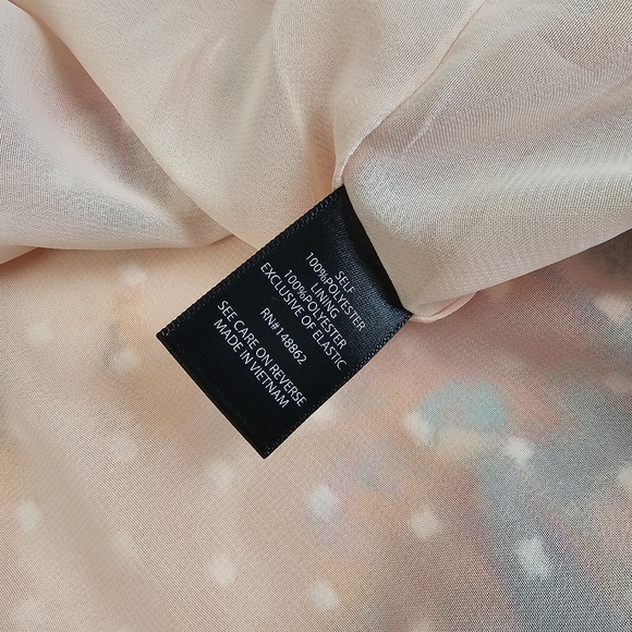 Torrid Women's Clip Dot Blouson Chiffon Blouse Top Size 2X - Picture 5 of 5